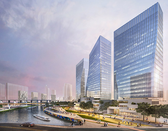 創(chuàng)造一個城市濱水區(qū)的復(fù)興模式