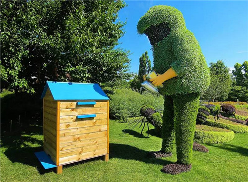 植物雕塑的城市景觀你見過嗎？