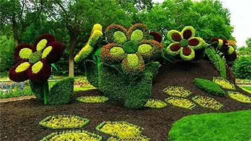 植物雕塑的城市景觀你見過嗎？