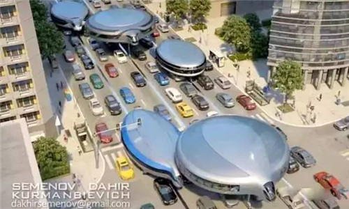 俄羅斯設計師展望未來城市交通