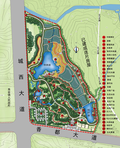 園冶杯專業獎:金溪縣香樟森林公園景觀設計