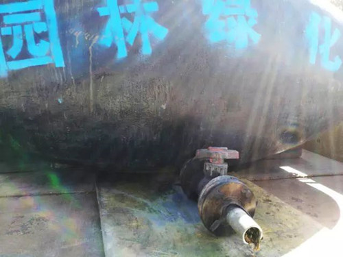 山西：噴涂園林綠化車輛運載危險化學(xué)品被查