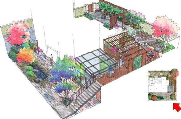 園冶杯專業獎：北京格拉斯小鎮別墅花園設計