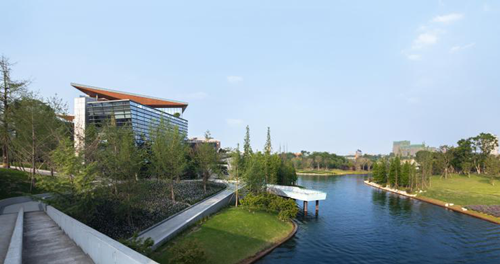 園冶杯專業獎:麓湖生態城辦公區湖岸景觀改造