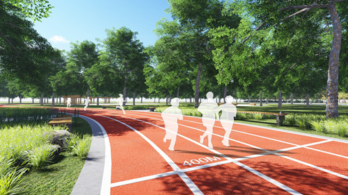 園冶杯專業獎:固安迎賓大道街角北、南公園