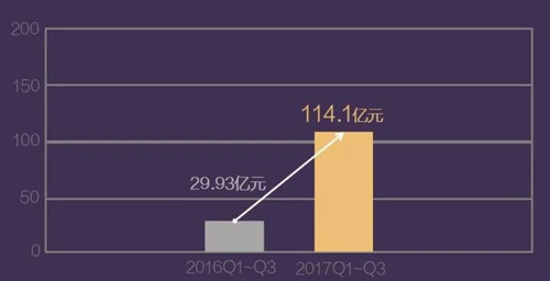 棕櫚股份2017年前三季度凈利同比增194.69%
