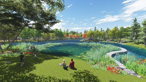 園冶杯專業(yè)獎(jiǎng)：青山區(qū)倒口湖公園景觀設(shè)計(jì)