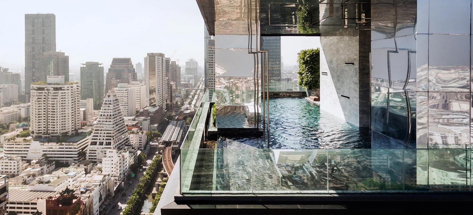 泰國曼谷M Silom住宅區景觀設計