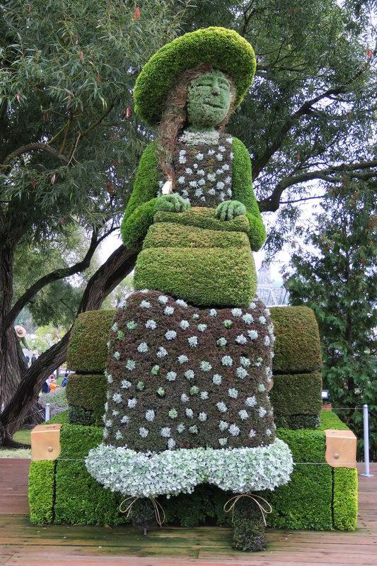 加拿大渥太華植物雕塑作品展，中國作品歡迎