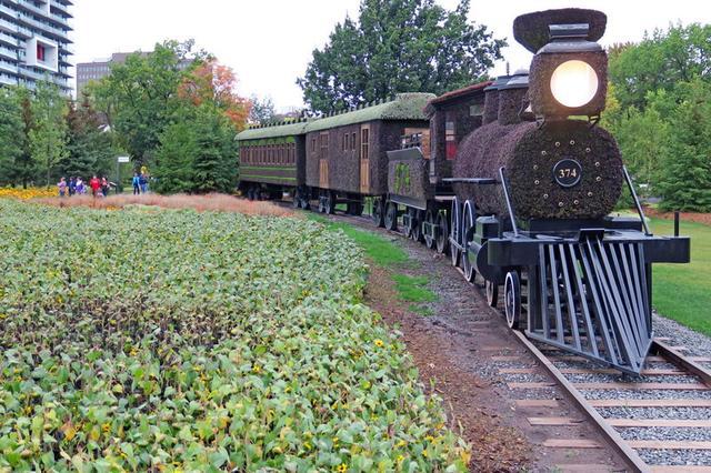 加拿大渥太華植物雕塑作品展，中國作品歡迎