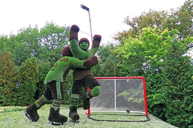 加拿大渥太華植物雕塑作品展，中國作品歡迎