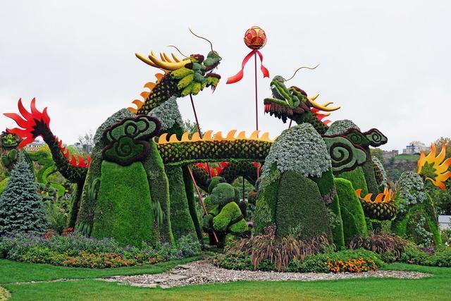 加拿大渥太華植物雕塑作品展，中國作品歡迎
