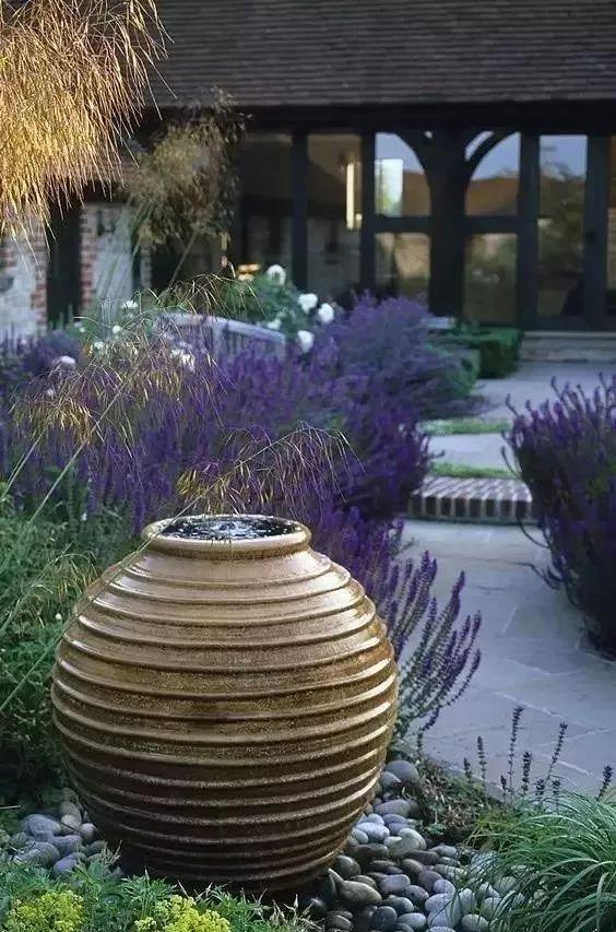 植物與水的搭配讓景觀充滿詩情畫意