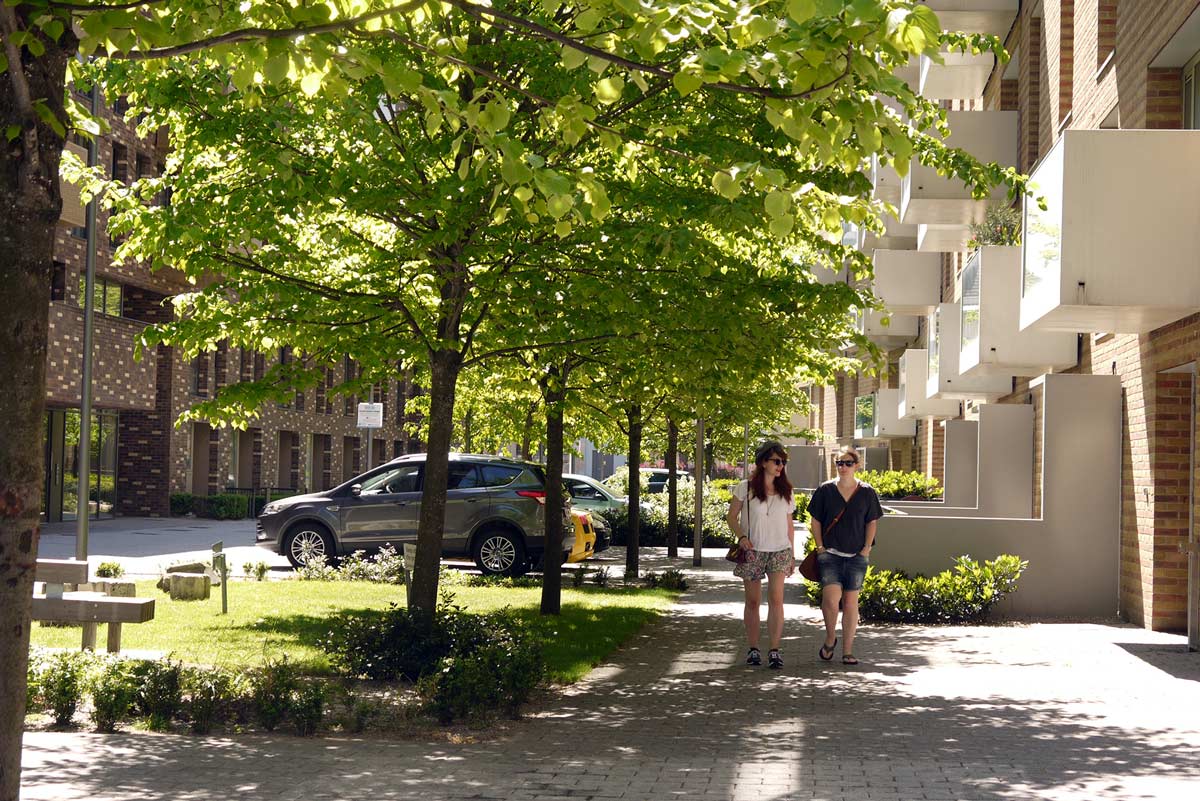 倫敦圣安德魯斯高密度住宅區景觀設計