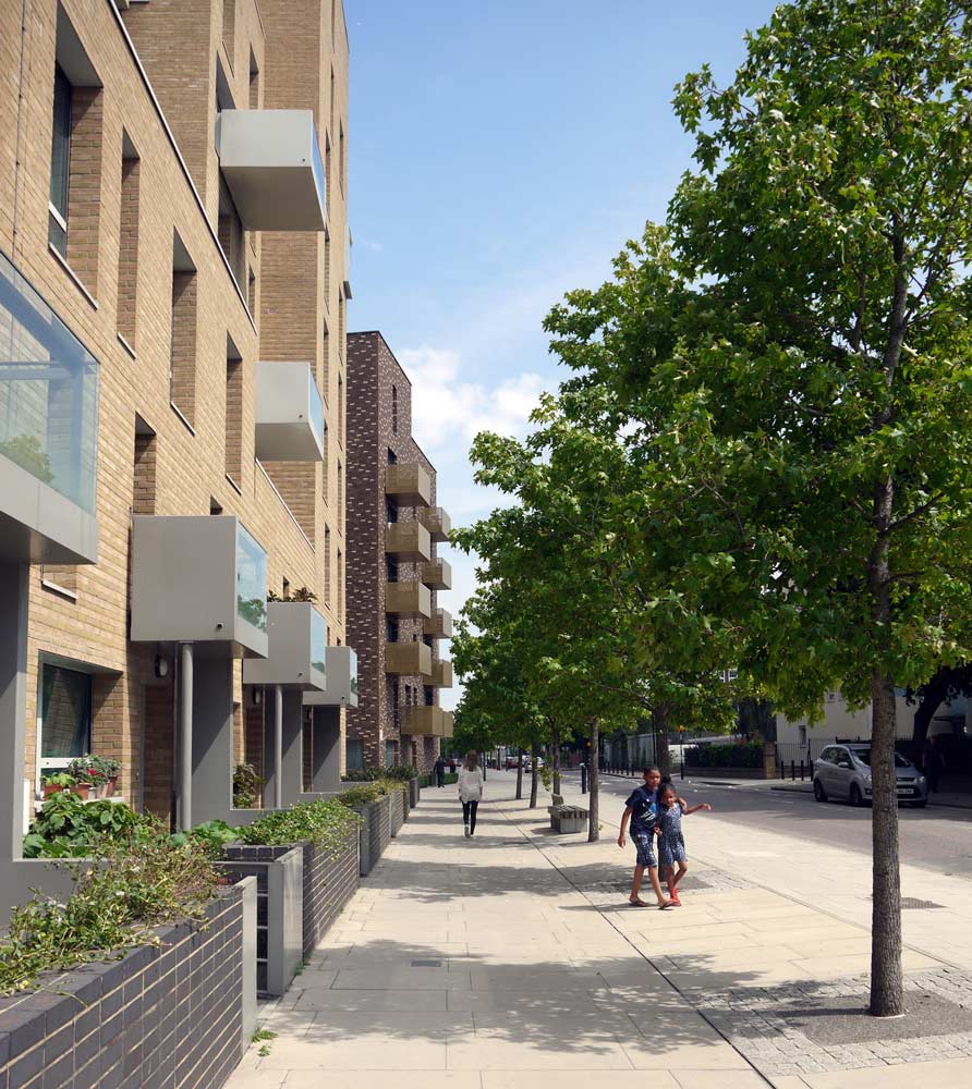 倫敦圣安德魯斯高密度住宅區景觀設計