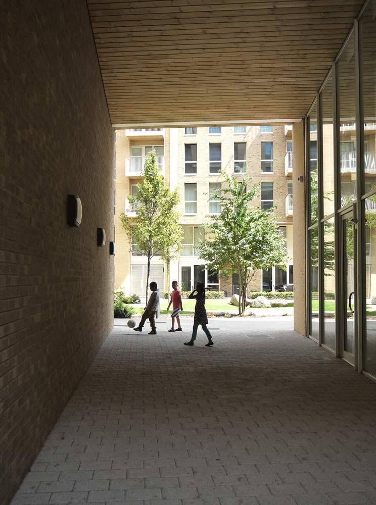 倫敦圣安德魯斯高密度住宅區景觀設計