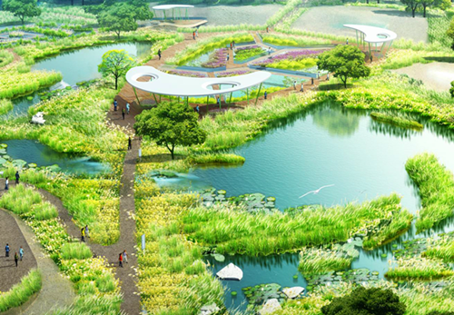 南寧園博園八大景觀 生態多樣富有自然野趣