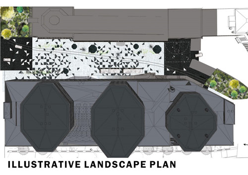 陰暗庭院變身閃亮城市空間——挪威卑爾根Odd Frantzens廣場景觀