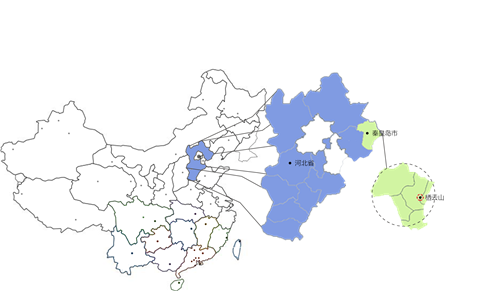 河北省第二屆（秦皇島）園博會花境創意作品——山·城·沙·海