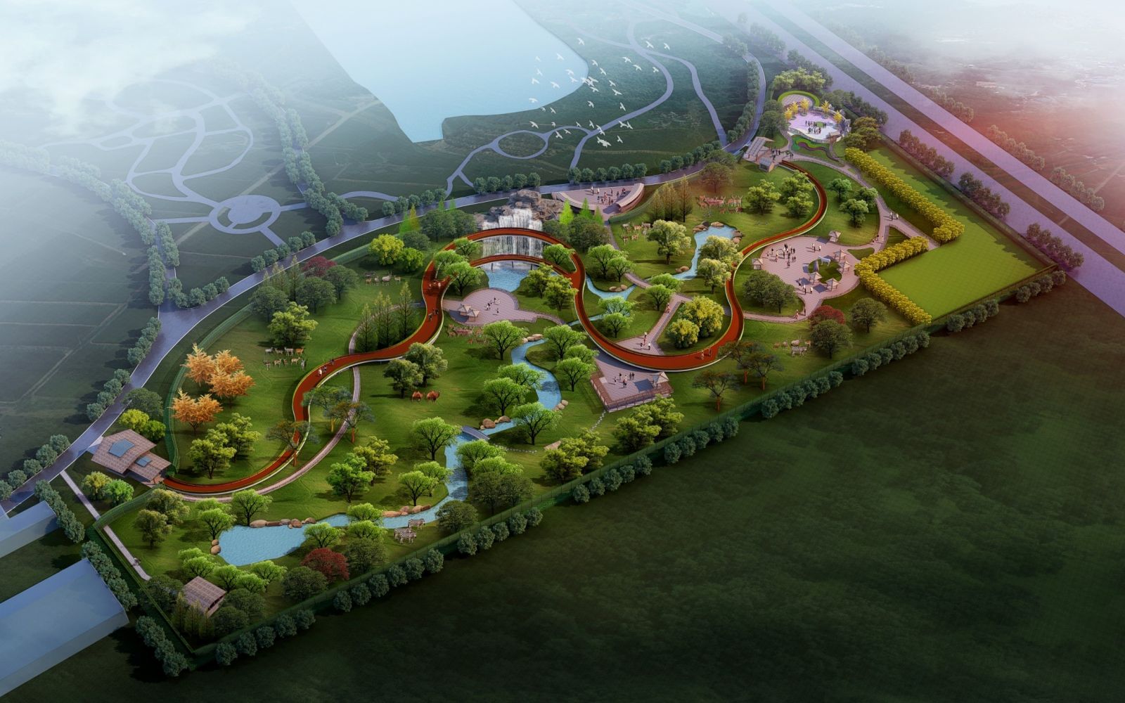 園冶杯專業獎:臨沂動植物園散養區景觀設計