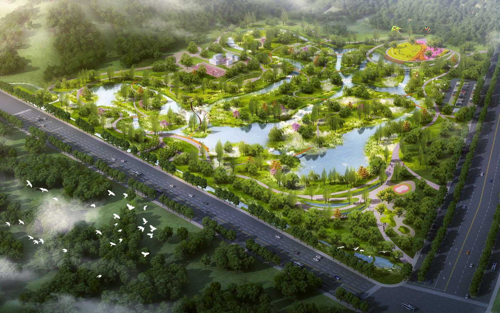 園冶杯專業獎:濟南章丘小東山濕地公園