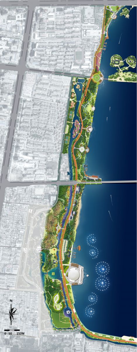 園冶杯專業獎:聊城東昌湖景觀提升及游路系統項目