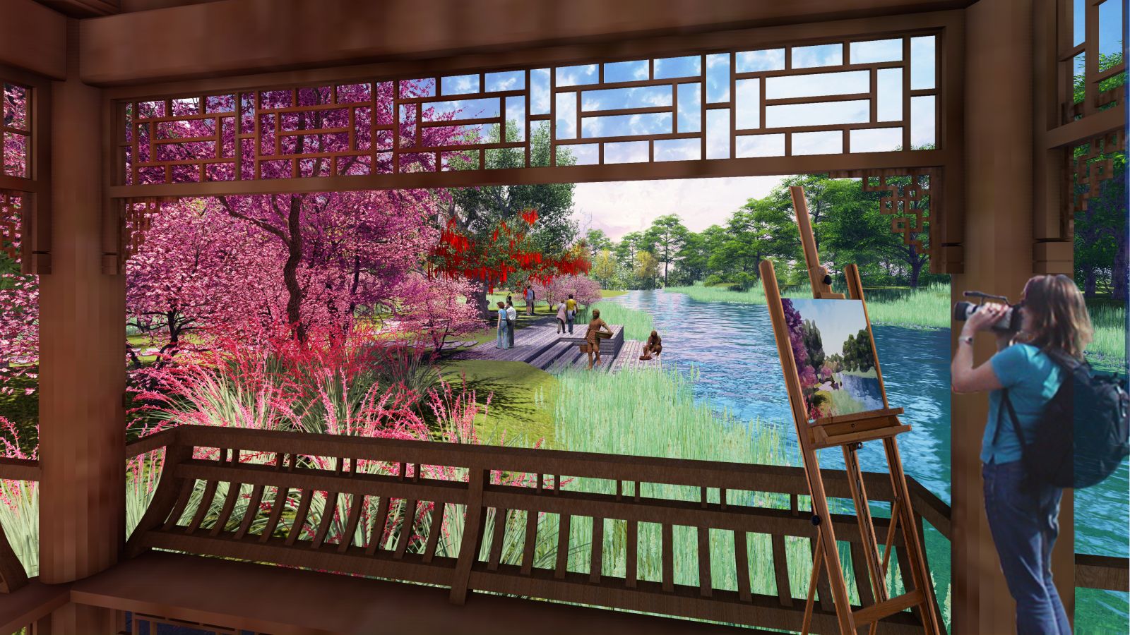 園冶杯專業獎:聊城東昌湖景觀提升及游路系統項目