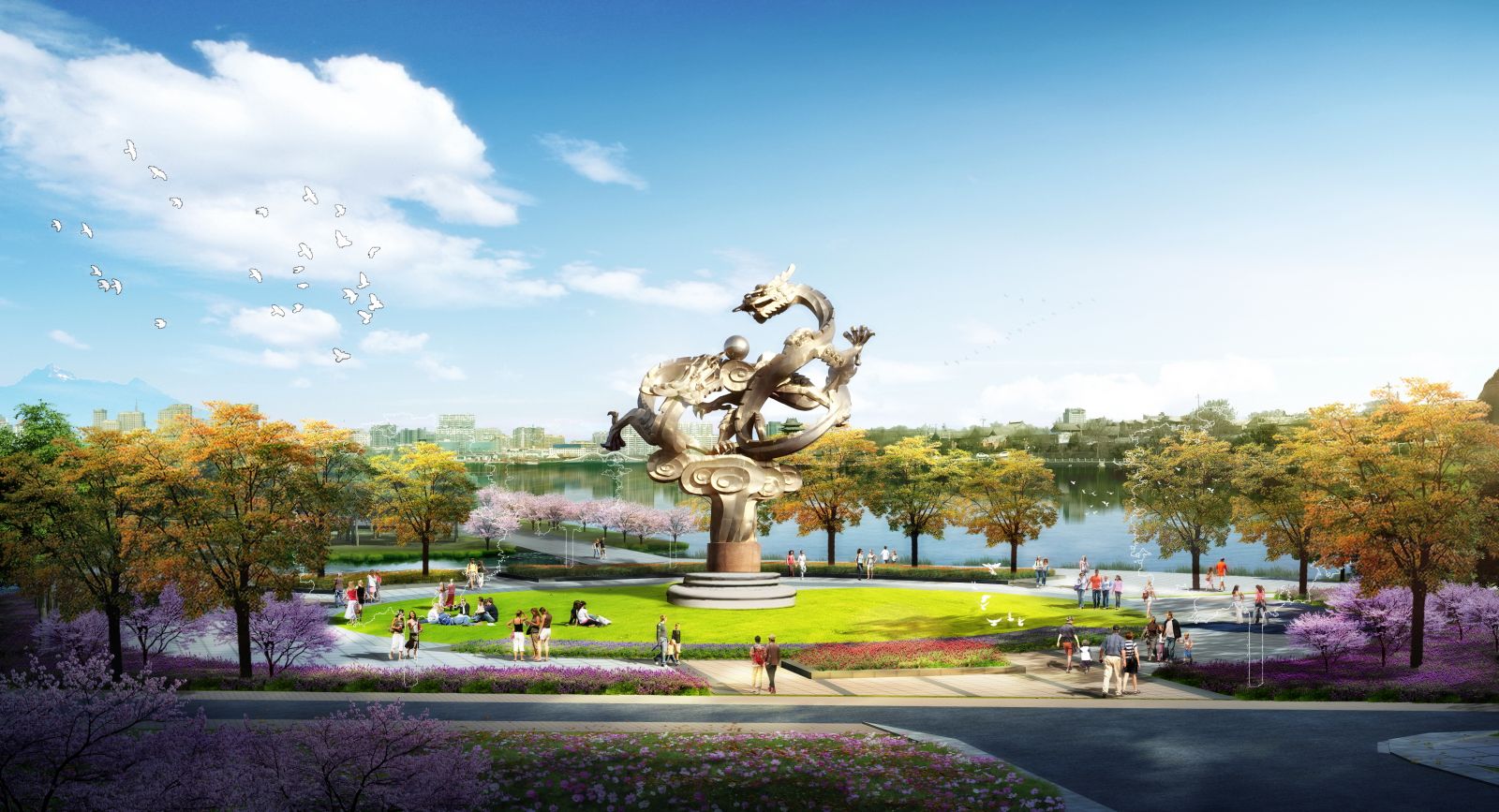 園冶杯專業獎:聊城東昌湖景觀提升及游路系統項目