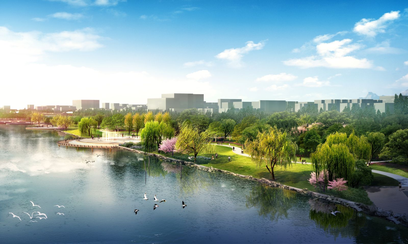 園冶杯專業獎:聊城東昌湖景觀提升及游路系統項目