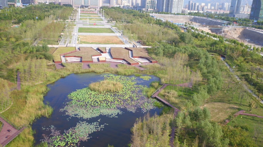 園冶杯專業獎:城市中軸線景觀綠化工程