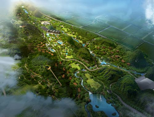 園冶杯專業獎:六枝特區郎岱山地旅游扶貧度假區第一期工程