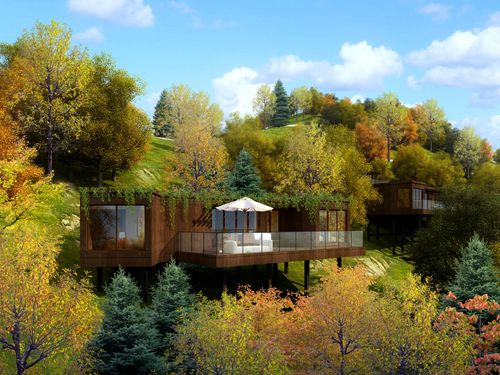 園冶杯專業獎:六枝特區郎岱山地旅游扶貧度假區第一期工程