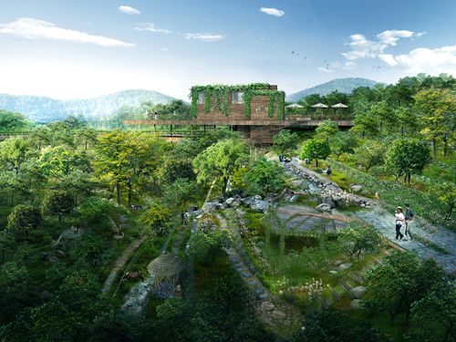 園冶杯專業獎:六枝特區郎岱山地旅游扶貧度假區第一期工程