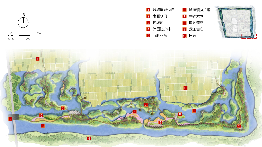 園冶杯專業(yè)獎(jiǎng):湖北荊州郢城文化小鎮(zhèn)概念性規(guī)劃方案