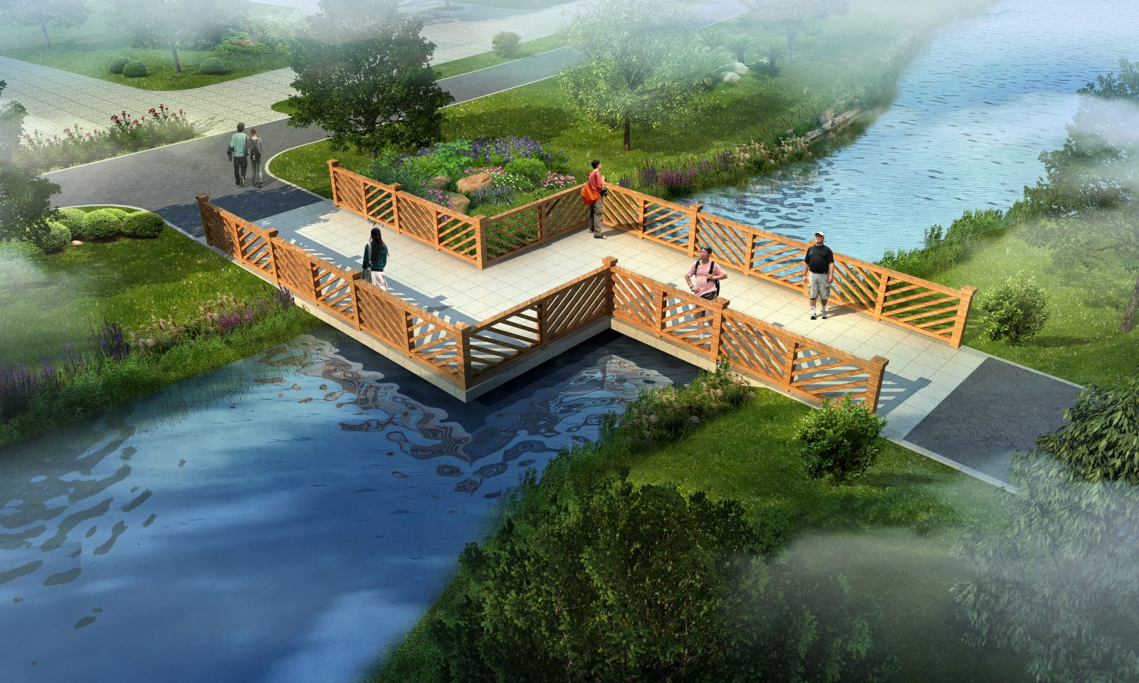 園冶杯專業獎:天津市雙青公園景觀方案設計