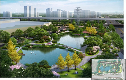 園冶杯專業獎：廬陽工業區天水路、凌湖路綠化施工