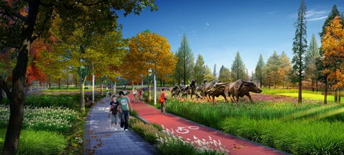 園冶杯專業獎:店忠路(新合馬路至環巢湖大道段)改建工程景觀設計