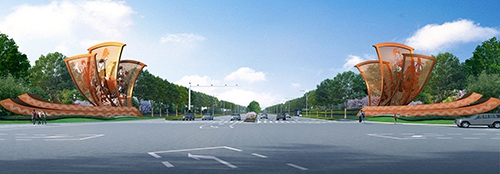 園冶杯專業獎:店忠路(新合馬路至環巢湖大道段)改建工程景觀設計