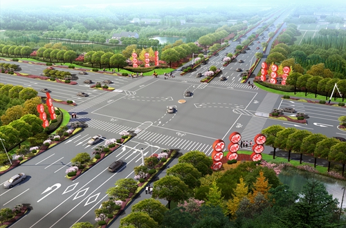 園冶杯專業獎:店忠路(新合馬路至環巢湖大道段)改建工程景觀設計