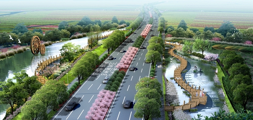 園冶杯專業獎:店忠路(新合馬路至環巢湖大道段)改建工程景觀設計