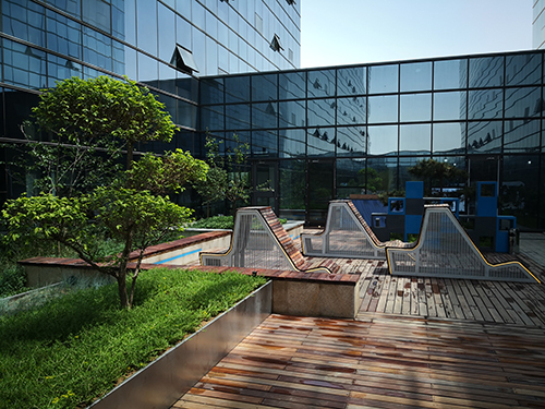 園冶杯專業(yè)獎：新華國際廣場天井園林景觀