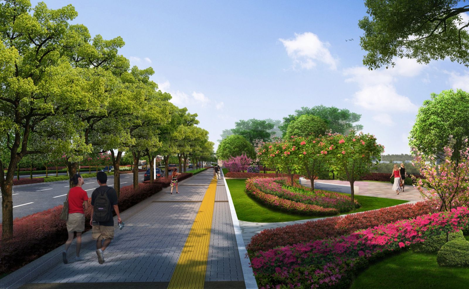 園冶杯專業(yè)獎(jiǎng):機(jī)南聯(lián)絡(luò)道東延伸段工程綠化項(xiàng)目設(shè)計(jì)