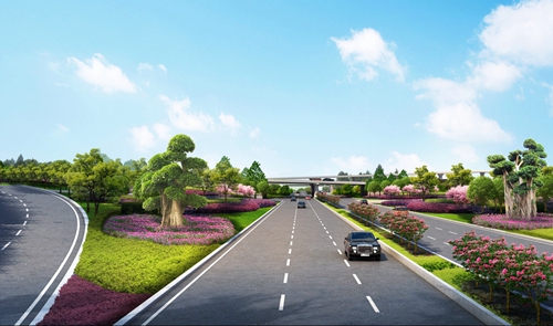 園冶杯專業(yè)獎(jiǎng):機(jī)南聯(lián)絡(luò)道東延伸段工程綠化項(xiàng)目設(shè)計(jì)