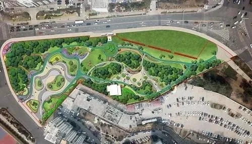 園冶杯專業獎:青島市普寧路游園景觀工程