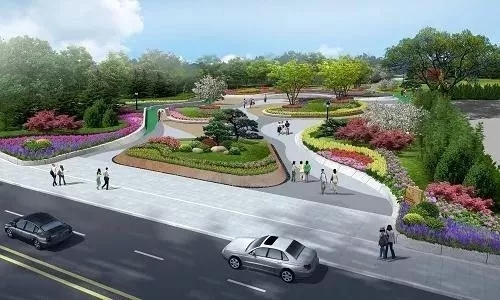 園冶杯專業獎:青島市普寧路游園景觀工程