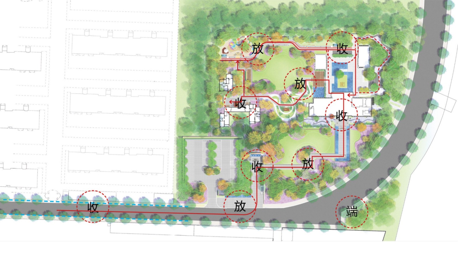 園冶杯專業獎:東仙坡·鉑悅山展示區景觀深化方案
