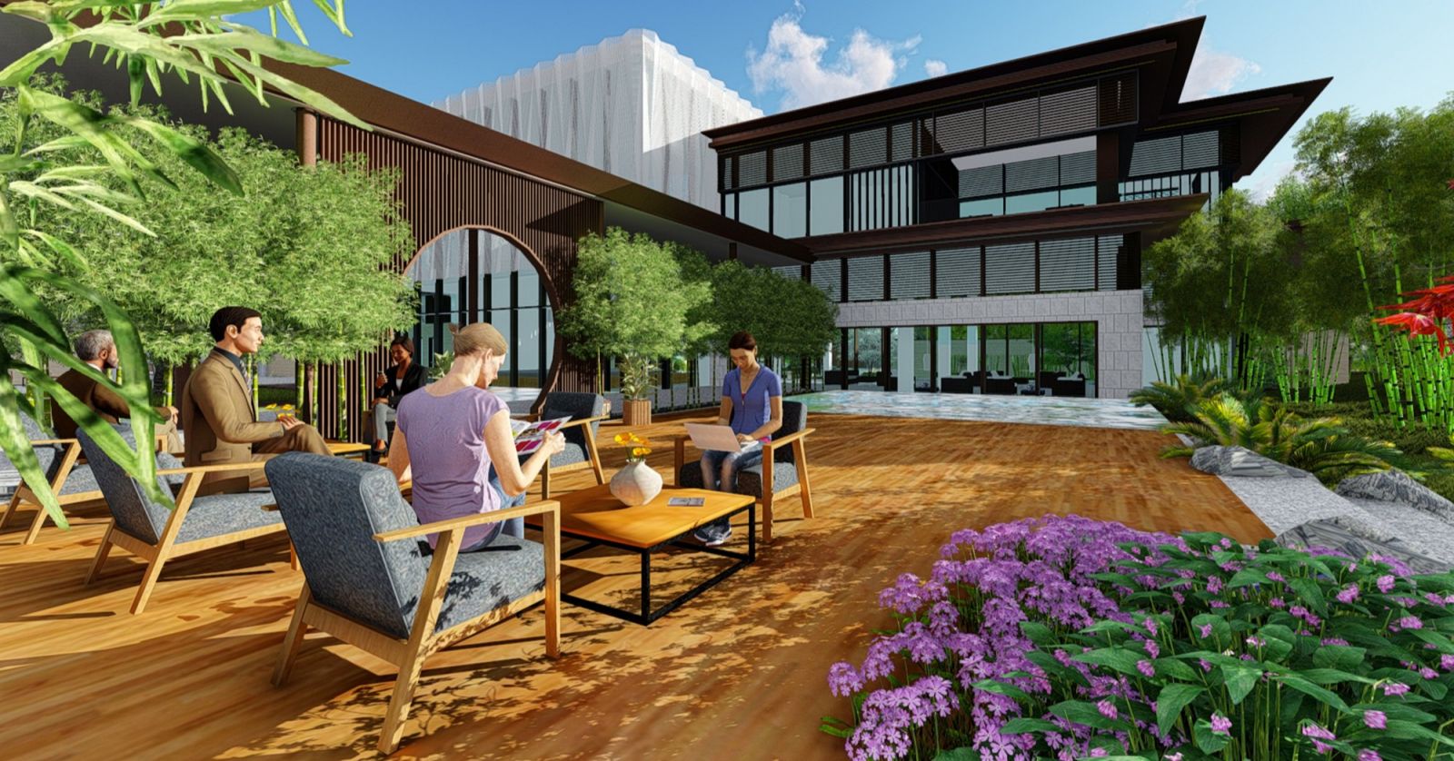 園冶杯專業獎:東仙坡·鉑悅山展示區景觀深化方案