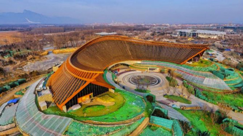 北京世園會中國館形似“如意”優雅呈現