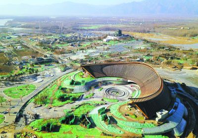 世園會中國館展廳竟然藏在梯田下