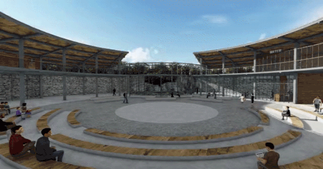 地平線下的圓形劇場